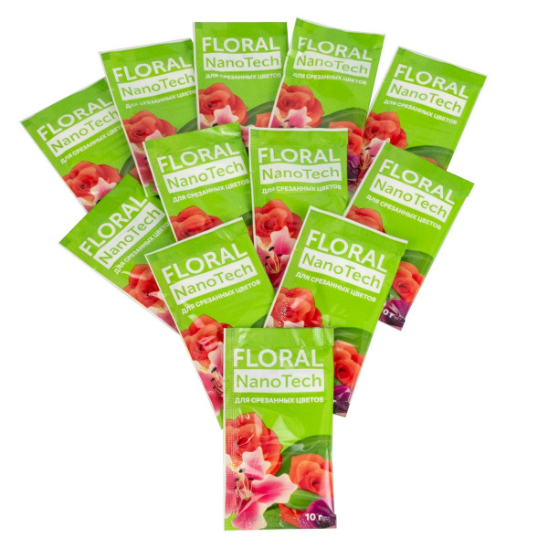 Подкормка для срезанных цветов Floral Nano Tech в пакетике 10гр. 