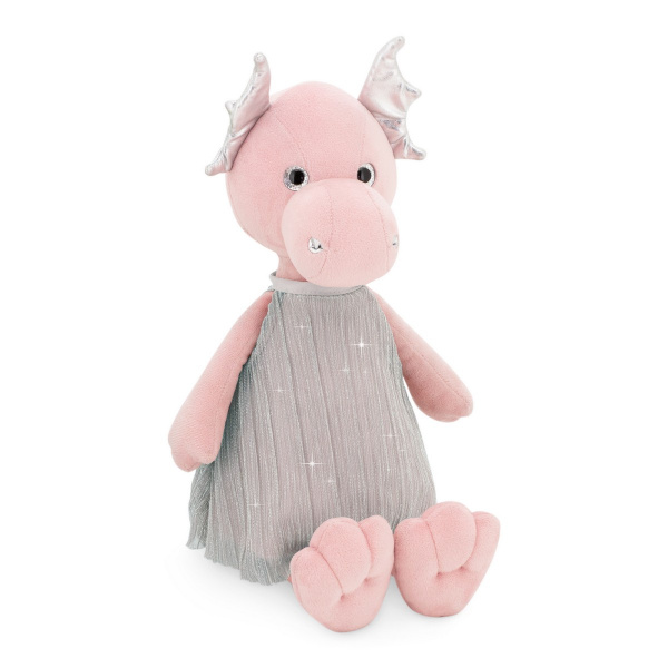 Игрушка м/н Дракончик Адель, 30см, розовый